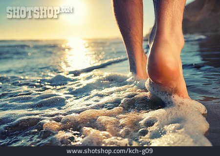 
                Meer, Füße, Strandläufer                   