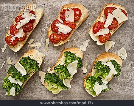 
                Belegtes Brot, Vorspeise, Italienische Küche                   