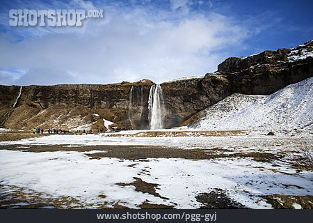 
                Wasserfall, Island, Seljalandsfoss                   