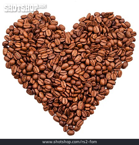 
                Herzform, Kaffeebohne                   