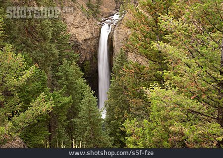 
                Natur, Wasserfall, Yellowstone-nationalpark                   