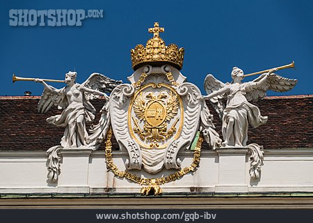 
                Wappen, Wiener Hofburg                   