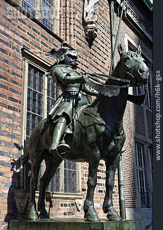 
                Denkmal, Statue, Bremen, Herold                   