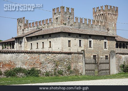 
                Festung, Lombardei, Castello Di Malpaga                   