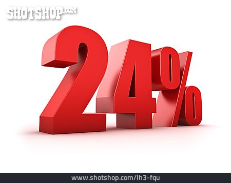 
                Rabatt, Ausverkauf, Sale, 24%                   