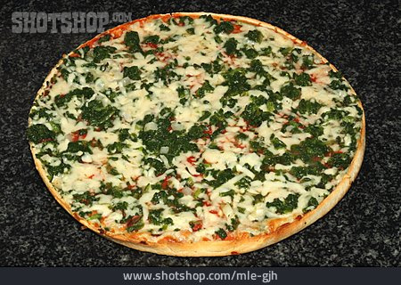 
                Pizza, Spinatpizza                   