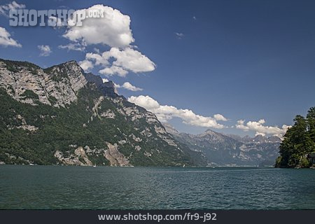 
                Alpen, Schweiz, Walensee                   