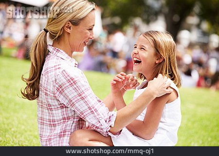 
                Mother, Laughing, Fun & Happiness, Daughter                   