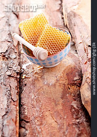
                Honigwabe, Bienenhonig                   