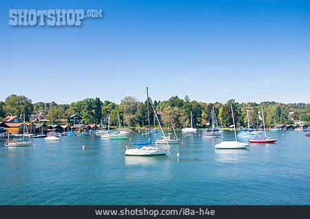 
                Yachthafen, Starnberger See, Segelboote                   