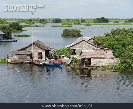 
                Tonle Sap, Schwimmendes Dorf                   