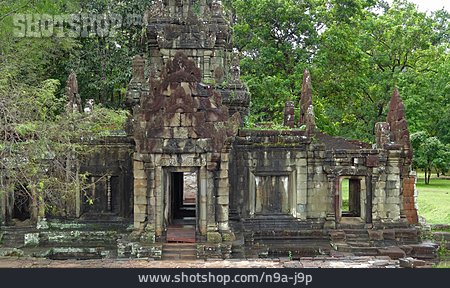 
                Tempelanlage, Angkor Thom, Terrasse Des Lepra-königs                   