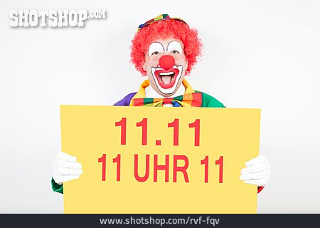
                Karneval, Datum, Clown                   