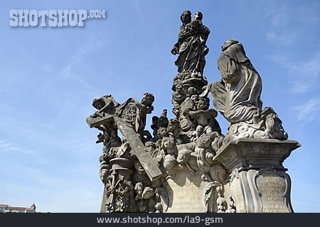 
                Heiligenfigur, Prag, Brückenfigur                   