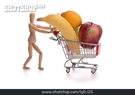 
                Gesunde Ernährung, Einkaufen, Obst                   