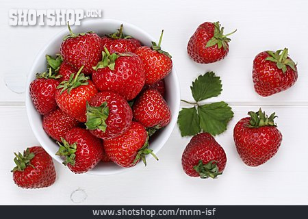 
                Dessert, Schüssel, Erdbeeren                   