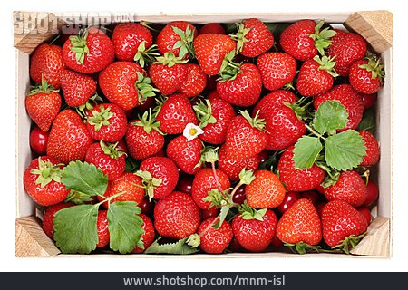
                Obstkiste, Erdbeeren                   