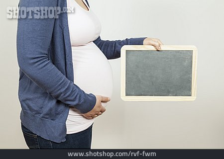 
                Textfreiraum, Schwangerschaft, Tafel                   