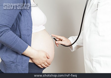 
                Schwangerschaft, Kontrolluntersuchung, Herztöne                   