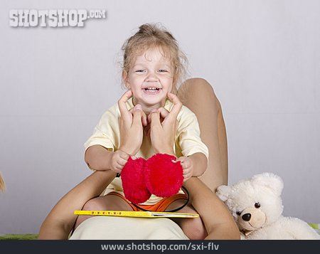 
                Toddler, Mother, Fun & Games, Tickling                   