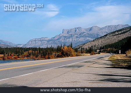 
                Kanada, Straße, Highway, Alberta                   