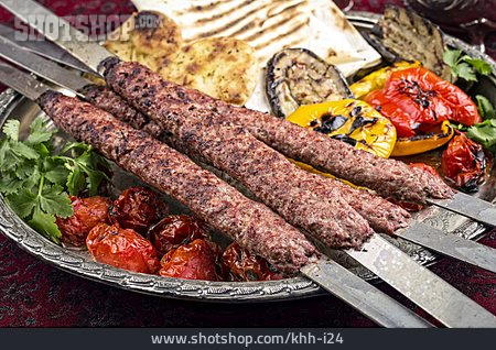 
                Kebab, Lammfleisch, Arabische Küche                   