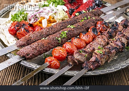 
                Spezialität, Fleischgericht, Kebab, Türkische Küche                   