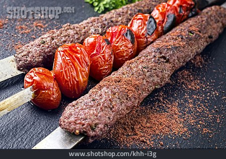 
                Kebab, Lammfleisch, Grillgemüse, Adana Kebap                   