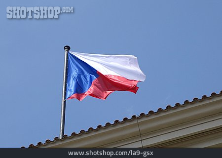 
                Tschechien, Nationalfarben, Staatsflagge                   