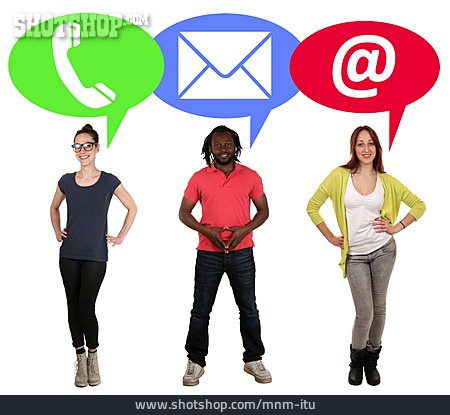 
                Kommunikation, Kontakt, Email, Hotline                   