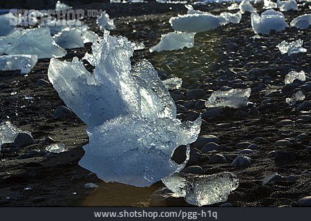 
                Eis, Schnee, Gletscherlagune                   