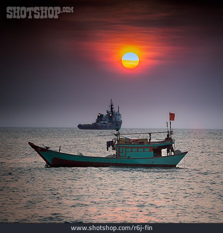 
                Fischerboot, Vietnam, Vung Tau                   