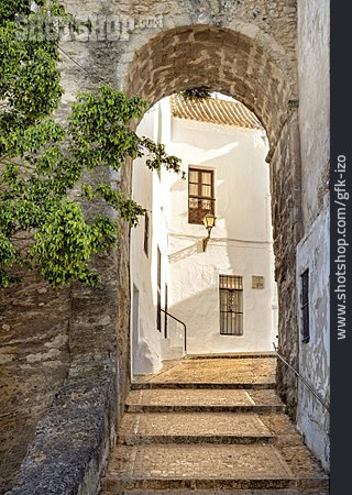 
                Gasse, Durchgang, Andalusien                   