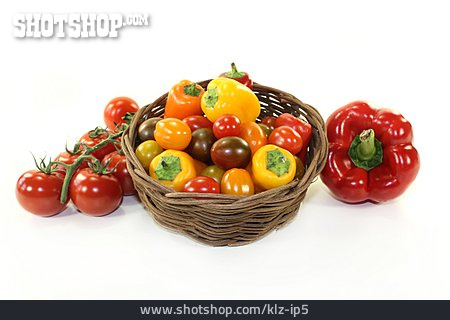 
                Paprika, Tomaten, Gemüsekorb                   