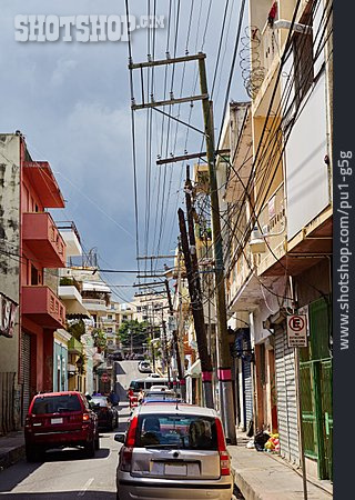 
                Häuserzeile, Dominikanische Republik, Santo Domingo                   