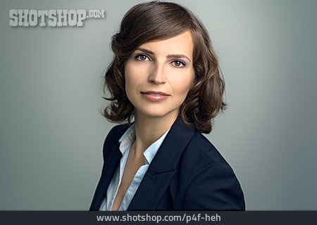 
                Portrait, Geschäftsfrau, Bewerbungsfoto                   