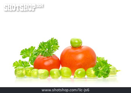 
                Tomaten, Erbse                   