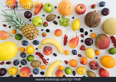 
                Gesunde Ernährung, Obst, Viele                   