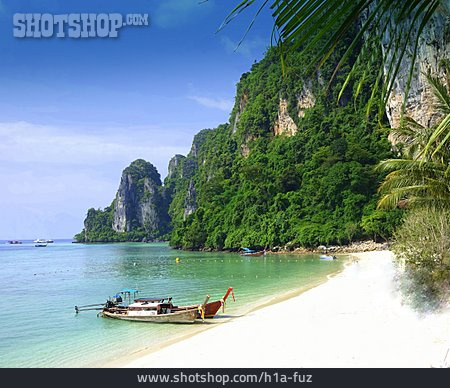 
                Thailand, Longtailboot, Phi Phi, Krabi                   