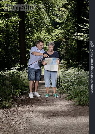 
                Aktiver Senior, Nordic Walking, Wanderkarte                   