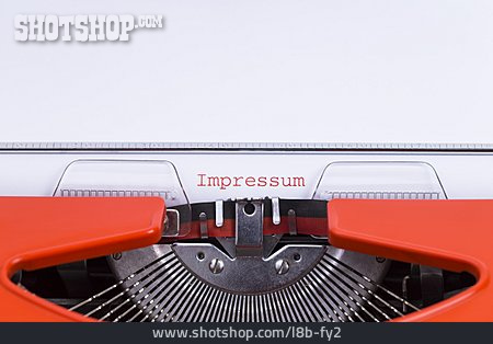 
                Schreibmaschine, Impressum                   