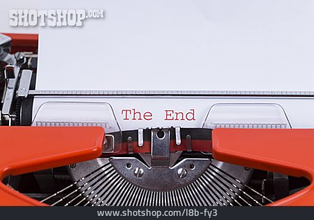 
                Schreibmaschine, Ende, The End                   
