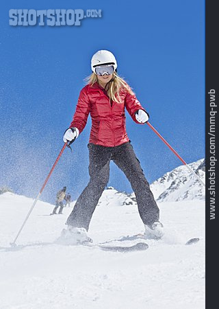 
                Sport & Fitness, Skifahrerin                   