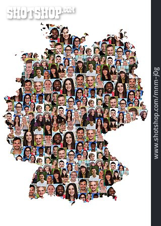 
                Deutschland, Vielfalt, Integration, Collage                   