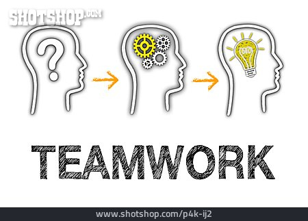 
                Teamarbeit, Idee, Kreativität                   
