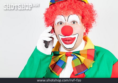 
                Telefonieren, Clown                   