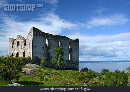 
                Ruine, Schweden, Brahehus                   