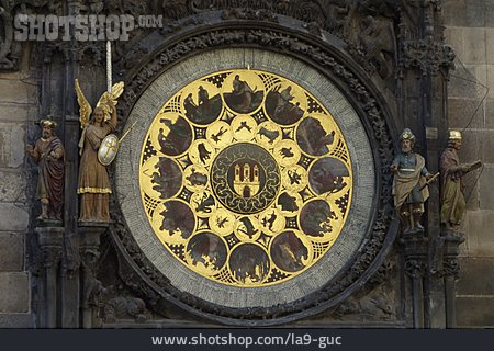 
                Rathausuhr, Astronomische Uhr, Prager Rathausuhr                   