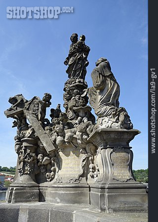 
                Heiligenfigur, Prag, Brückenfigur                   
