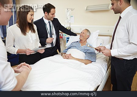 
                Krankenhaus, Patient, Visite, Privatpatient                   